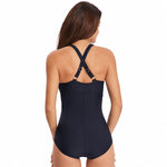 Sexy Women's One-Piece Swimsuit Swimwear with Tummy Control