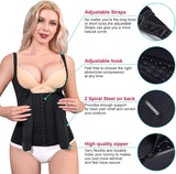 Waist Trainer Corset for Women Tummy Control Sport Workout Body Shaper Black