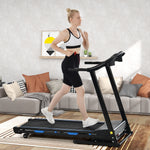 Treadmills for Home, Electric Treadmill with  Automatic Incline, Foldable 3.5HP Workout Running Machine Walking