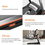 Folding Electric 3.5HP Treadmill With Incline Medium Running Machine