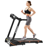 Folding Electric 3.5HP Treadmill With Incline Medium Running Machine