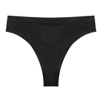 Sexy Seamless Ribbed Plus-Size T-Back Yoga Thongs for Women