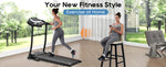 NEW Home Folding Treadmill with Pulse Sensor Running Machine with 3 Level Incline 12 Preset Programs