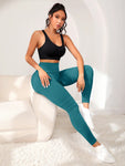 Women's Sexy Line Hip Lifting Sports Tight Pants High Waist Elastic Fitness Pants Running Yoga Pants