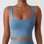 Breathable Cloud-Feel High-Impact Sports Bra – Quick-Dry Supportive Workout Tank