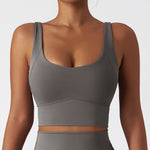 Breathable Cloud-Feel High-Impact Sports Bra – Quick-Dry Supportive Workout Tank