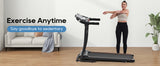 NEW Home Folding Treadmill with Pulse Sensor Running Machine with 3 Level Incline 12 Preset Programs