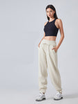 Women's Fleece Lined Warm Joggers Fall Winter Loose Fit Casual Yoga Fitness Pants