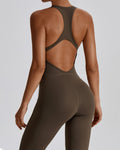 Women's High-Elastic Backless Yoga Jumpsuit