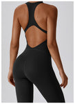 Women's High-Elastic Backless Yoga Jumpsuit