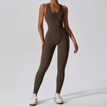 Women's High-Elastic Backless Yoga Jumpsuit