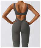 Women's Winter Seamless Compression Jumpsuit for Yoga