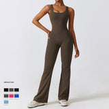 Women's Winter Seamless Compression Jumpsuit for Yoga