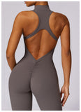 Bare Comfort Zip-Back Yoga Jumpsuit