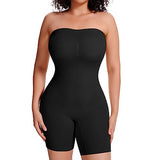 Strapless Bodysuit for Women Seamless Compression Shapewear Tummy Control Butt Lifter Body Shaper