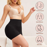 Women‘s non-Slip Shorts for Under Dresses Shapewear Underwear Seamless Smooth Anti-Chafing Boyshort Panties