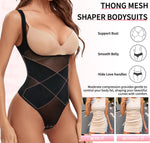 Thong Shapewear Bodysuits Tummy Control Girdle for Women Open Bust Body Shaper Slimming Bodysuit
