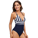 One-Piece Swimsuit for Women Strap Conservative Triangle Swimwear