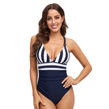 One-Piece Swimsuit for Women Strap Conservative Triangle Swimwear