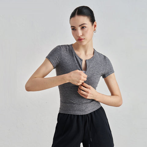 NU Youth Slim-Fit Yoga Tee