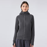 Women's SCA New Thickened Hooded Jacket Yoga Hoodie