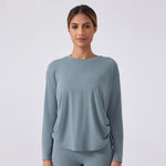 AirFlow Loose-Fit Long-Sleeve Yoga Top – Barely-There Feel, Breathable & Quick-Dry for Training