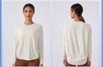 AirFlow Loose-Fit Long-Sleeve Yoga Top – Barely-There Feel, Breathable & Quick-Dry for Training