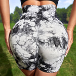 Women's High Waist Seamless Scrunch Butt Yoga Fitness Short