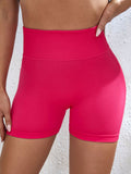 Women's Seamless Knitted Yoga Shorts Honey Peach Hip Lift High Waist Fitness Pants Tight legging