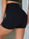 Women's Seamless Knitted Yoga Shorts Honey Peach Hip Lift High Waist Fitness Pants Tight legging