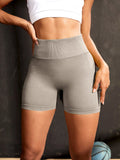 Women's Seamless Knitted Yoga Shorts Honey Peach Hip Lift High Waist Fitness Pants Tight legging