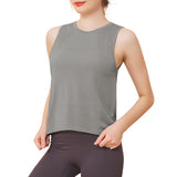 Women's sports top  seamless breathable training quick dry outdoor yoga vest