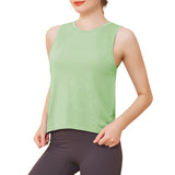 Women's sports top  seamless breathable training quick dry outdoor yoga vest