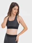 CloudFit High-Impact Colorblock Sports Bra with Adjustable Straps