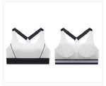 CloudFit High-Impact Colorblock Sports Bra with Adjustable Straps