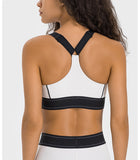 CloudFit High-Impact Colorblock Sports Bra with Adjustable Straps