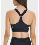 CloudFit High-Impact Colorblock Sports Bra with Adjustable Straps