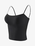 Ladies' Seamless Camisole with Built-in Chest Padding: Stylish, Versatile, and Slimming Sports Tank