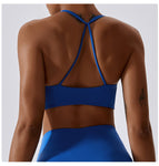 Barely-There Compression Sports Bra – Quick-Dry Yoga & Running Top