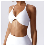 Barely-There Compression Sports Bra – Quick-Dry Yoga & Running Top