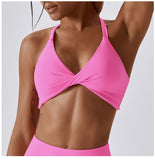 Barely-There Compression Sports Bra – Quick-Dry Yoga & Running Top