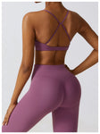 Strappy Back Barely-There Sports Bra – Quick-Dry Yoga & Running Top