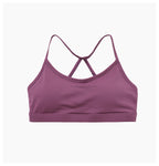 Strappy Back Barely-There Sports Bra – Quick-Dry Yoga & Running Top