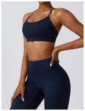 Strappy Back Barely-There Sports Bra – Quick-Dry Yoga & Running Top