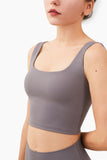 High Impact Two Layers Sports Bra Cropped Workout Yoga Top