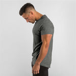 Men's Slimming Shirt Compression Base Layer Slim Muscle Short Sleeve