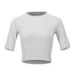 Workout Shirts for Women Mesh Back Fitness Gym Yoga Tops Sleeve T Shirts