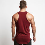 Men's Workout Tank Top Gym Muscle Sleeveless T Shirt(2 Pack,Random Color)