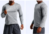Men's Casual Basic Active Sports Long Sleeve  T-Shirt