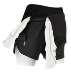 Men’s Running Shorts Quick Dry Gym Athletic Workout Shorts for Men with Zipper Pockets